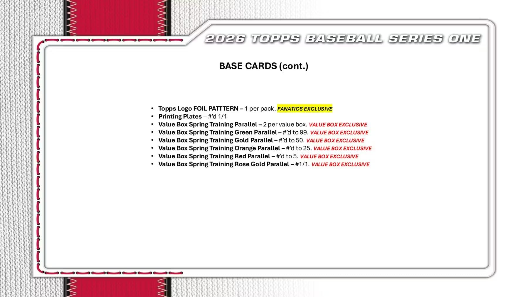 MLB 2026 TOPPS Series 1 Baseball MEGA Box